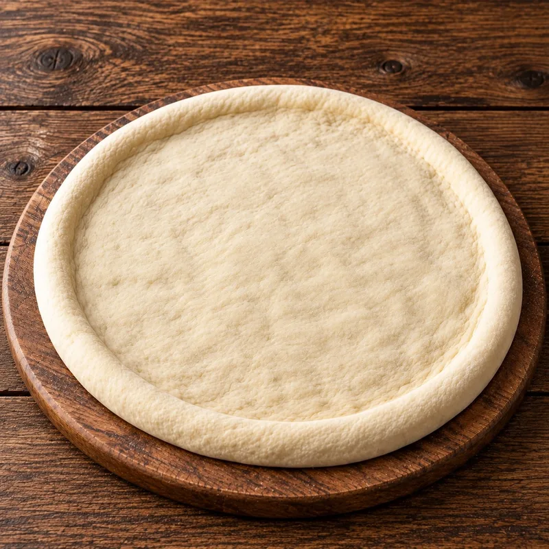 Base blanca para pizza